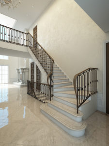 Marble Floor and Stairs